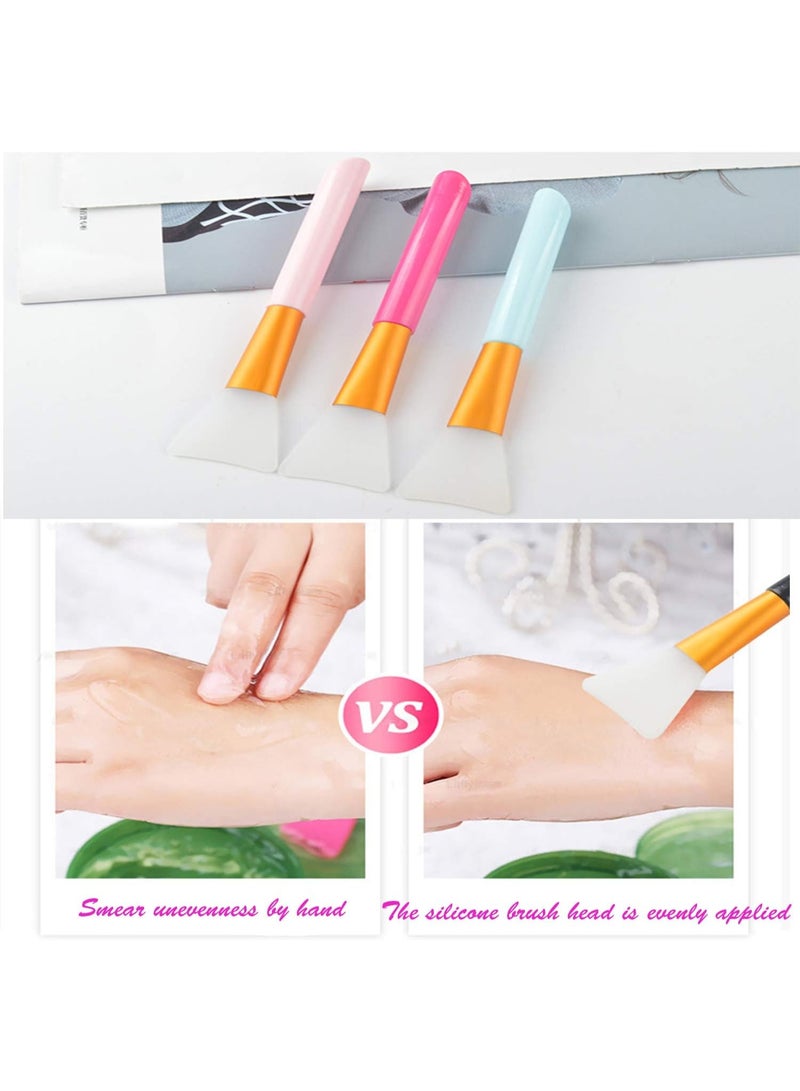 Silicone Face Mask Brush, Mask Beauty Tool, Soft Silicone Facial Mud Mask Applicator Brush 12 Pcs. - Image 5